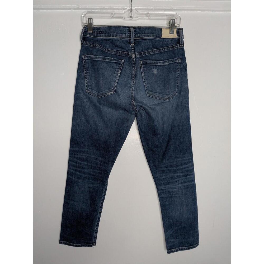 Citizens Of Humanity Elsa Jeans Womens 27 Blue Mid Rise Slim Ankle Crop Denim - Picture 3 of 7